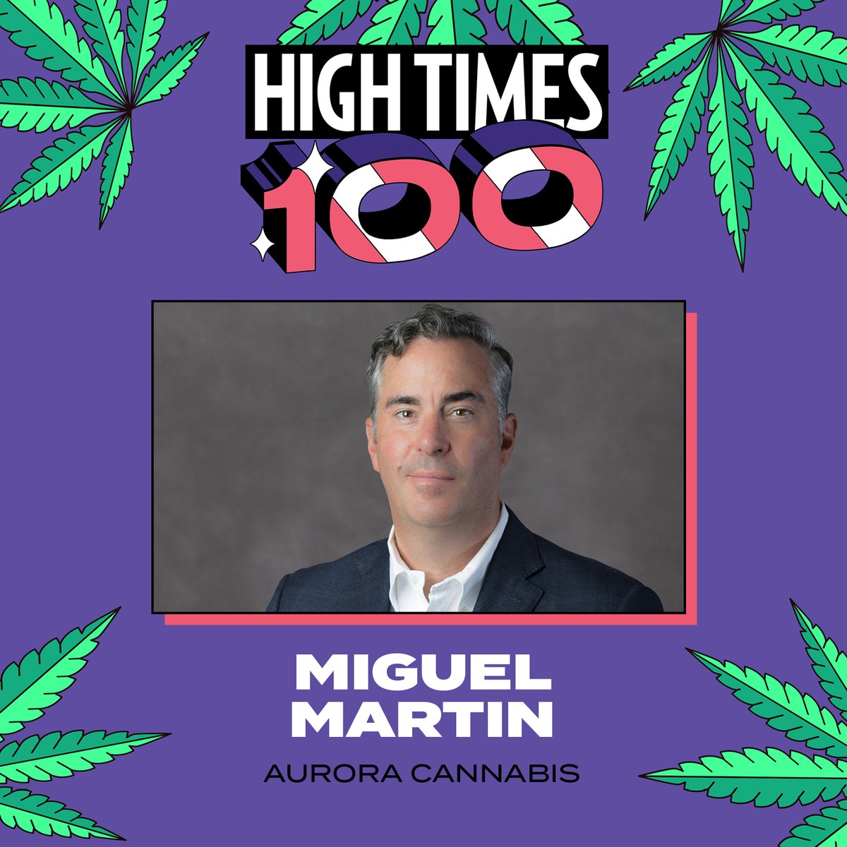 Aurora_MMJ's tweet photo. .@High_Times_Mag dropped their annual list of the #cannabis industry’s 100 most influential movers and shakers—and we’re proud to say that our very own Miguel Martin is on it!
Read more about Miguel or check out the full list here: https://t.co/VtKAhX4QlP
#HighTimes100 #HT100 https://t.co/pDmNNYnj3n