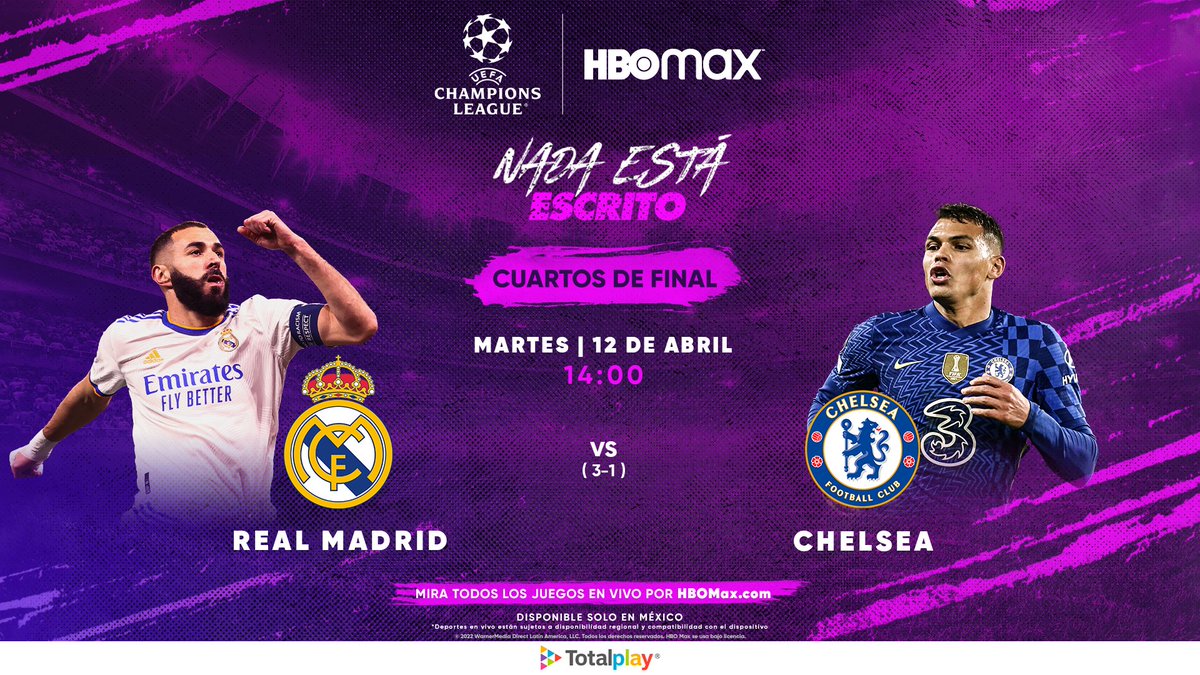 Te perdiste de este gran partido?
Elige el paquete con los mejores beneficios y llevaré totalmente gratis #HBOMax y podrás disfrutar de todo el contenido en streaming con la mejor calidad y velocidad.
Estoy a tus órdenes!
#totalplay #streaming #lamejorcalidad #internet #futbol