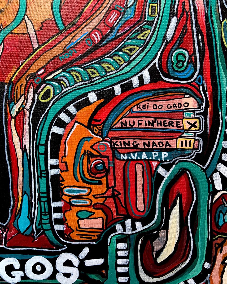 HanuEric's tweet photo. KING:NADA A.K.A. CEGOS: VIVOS
In collaboration with @RaquelCravid 
#acrylic #painting #acrilicpainting #contemporaryart #art 
#arte #pintura #abstracto #abstractart #expressionismart
#expressionism #king #artist #artists https://t.co/iO7NwBcLdE