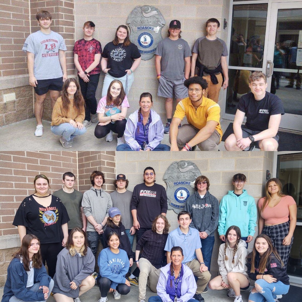Criminal Justice 1 and 2 students at the Roanoke Police Academy. Many thanks to academy staff! Roanoke Police Department - VA  #ctebtec #rpd #policeacademy #fieldtrip #opportunity