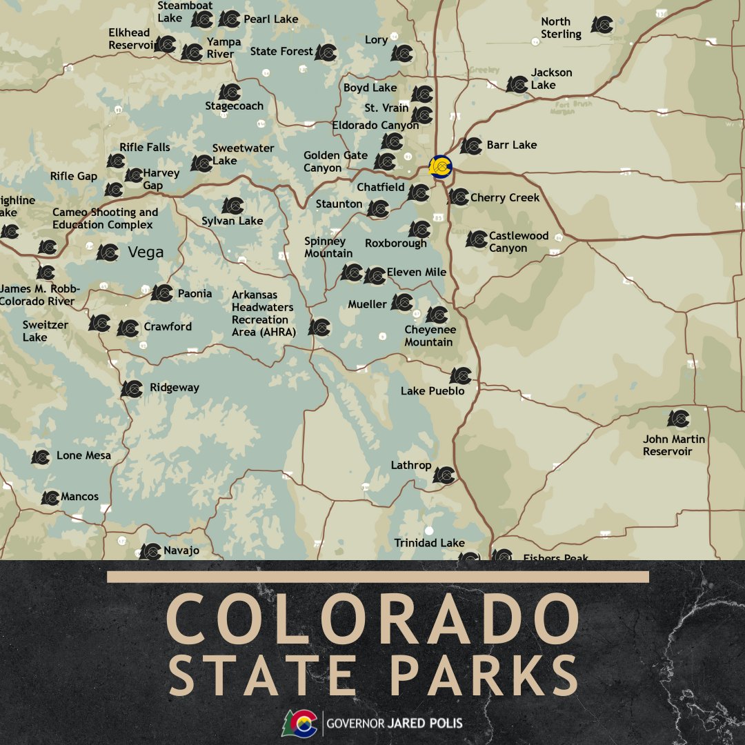 Map Of Colorado State Parks