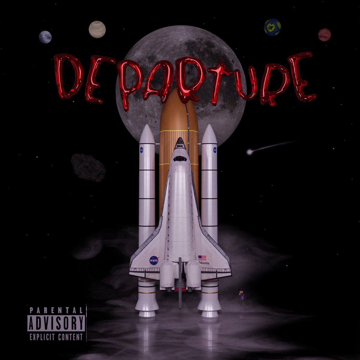Official Cover of #Departure🚀 💫 
by me. 2 DAYS LEFT UNTIL BLAST OFF