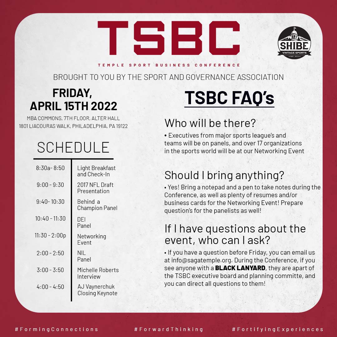 Temple Sport Business Conference tweet media