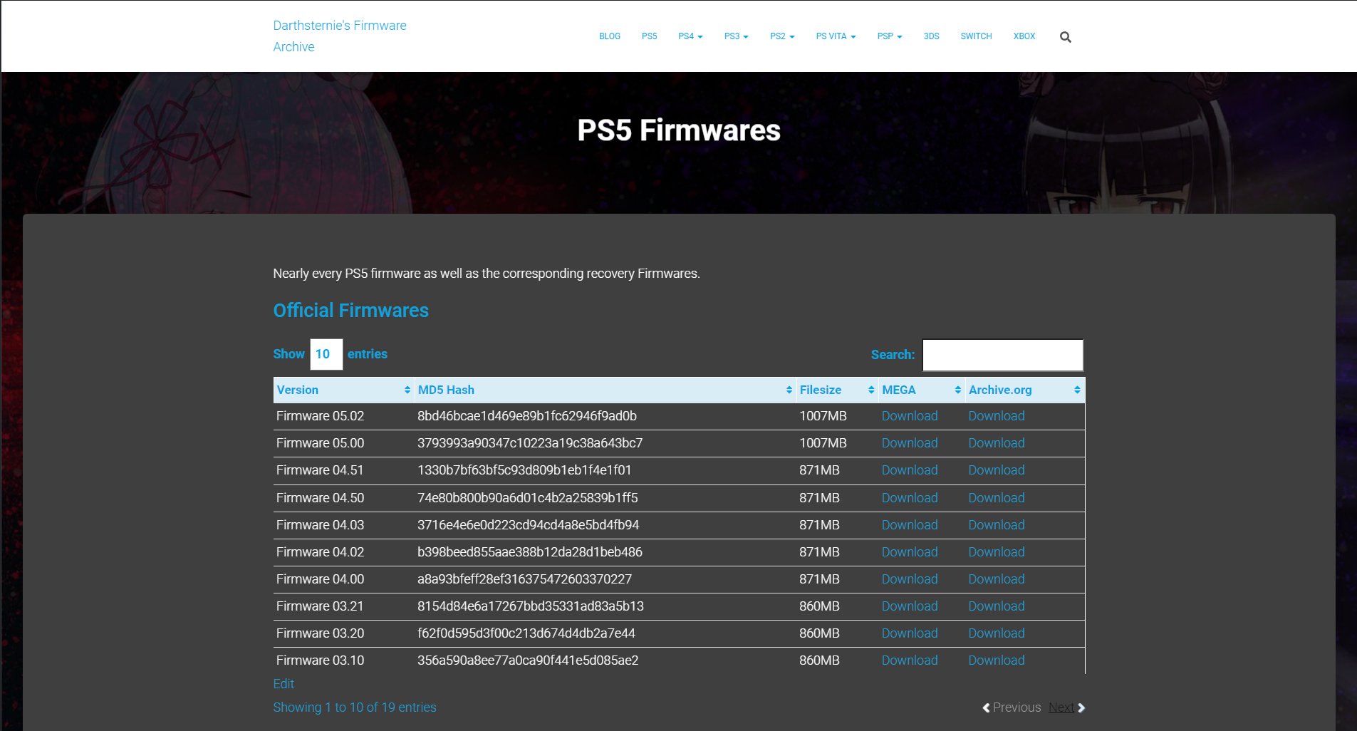 inschakelen communicatie rivier Darthsternie on Twitter: "Updated https://t.co/h1lz5cnkI6 - Added PS5 Firmware 05.02 - Added PS4 Firmware 9.51 - Added PS3 CFWs 4.84.2 REBUG D-REX/REX RSX Overclocked 600 750 - Added PS3 Controller Firmware 2.01_003.dfu ( inschakelen communicatie rivier Darthsternie on Twitter: "Updated https://t.co/h1lz5cnkI6 - Added PS5 Firmware 05.02 - Added PS4 Firmware 9.51 - Added PS3 CFWs 4.84.2 REBUG D-REX/REX RSX Overclocked 600 750 - Added PS3 Controller Firmware 2.01_003.dfu (