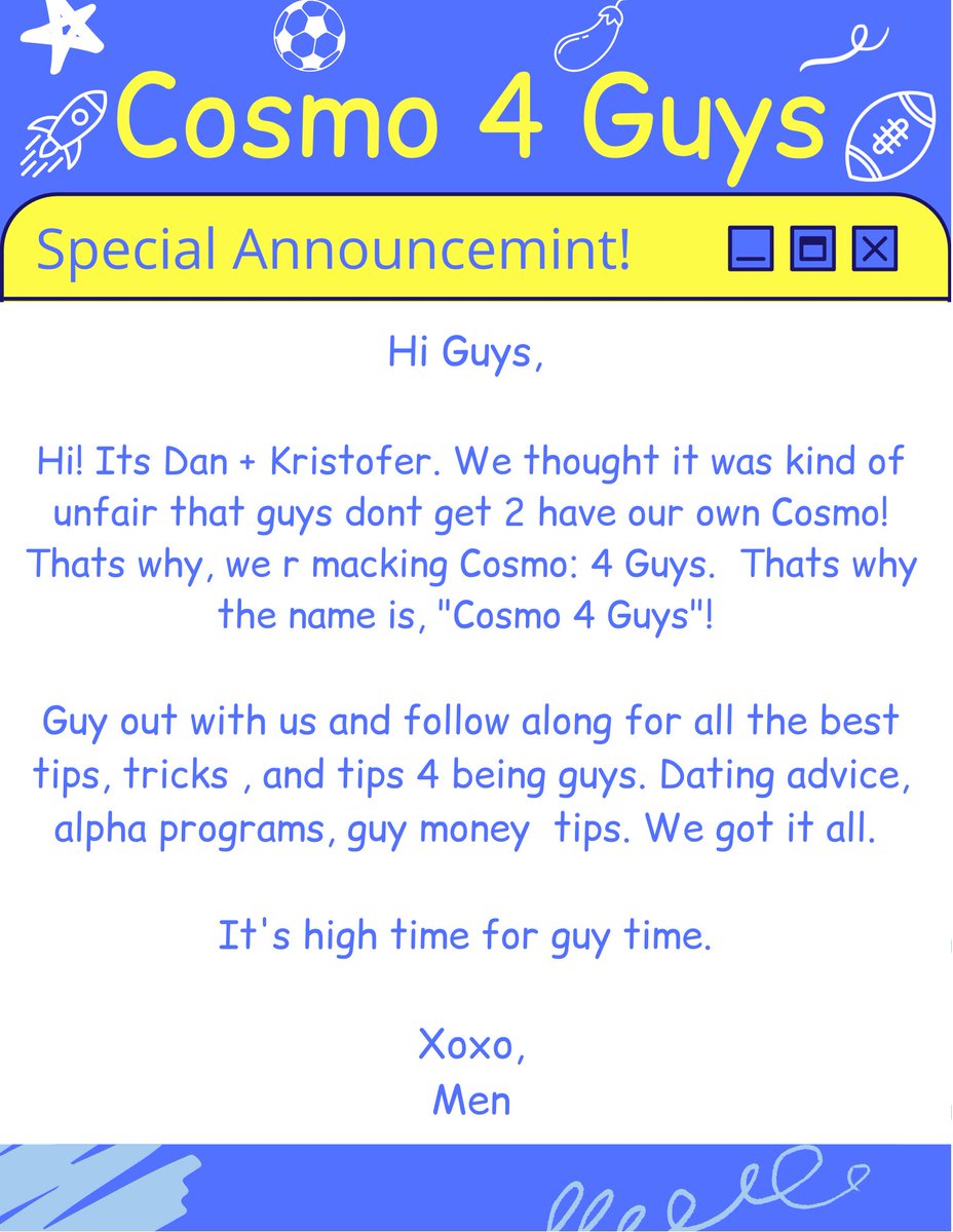 Cosmo4Guys's tweet image. It’s high time 4 Guy Time.