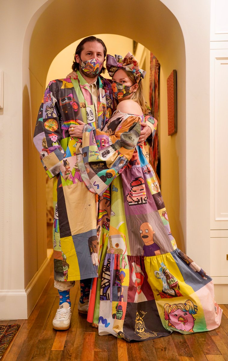 At 5p est today <a href="/reli3fxyz/">RELI3F</a> is launching their charity auction to benefit Ukraine. Pieces will be minted at random .05 eth, open edition for 15 minutes, including the photo I've contributed. Also a lucky winner will be chosen at random to be gifted the outfits in the photo! RT ❤️