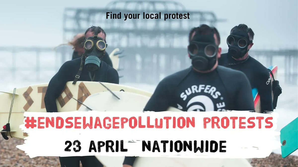Will you join us to #EndSewagePollution ? 💩

We are bringing together the energy, anger and momentum from the last 30 years for a national day of action on #WaterQuality. ✊

12 #protests across the UK. Each targeting one water company. Find yours: buff.ly/37YPCoX