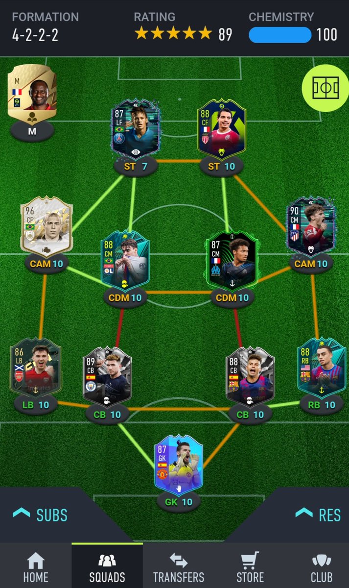 InshallahSui_'s tweet photo. @QK513695891 @FutSheriff This is my team. But with kroos in, only ben yedder changes to 8 chem https://t.co/UPHZK6aCUR