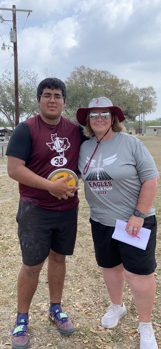 Jose Sanchez moves on to the Regional meet, finishing 🥈at Area with a PR of 132’10”!! #stillthrowing <a href="/nelson_kortis/">Nelson Kortis</a> <a href="/hwils444/">Heather</a> <a href="/JohnsonCityISD/">Johnson City</a> <a href="/JCABC2019/">Johnson City Athletic Boosters</a> <a href="/jcrecord/">J.C. Record Courier</a>