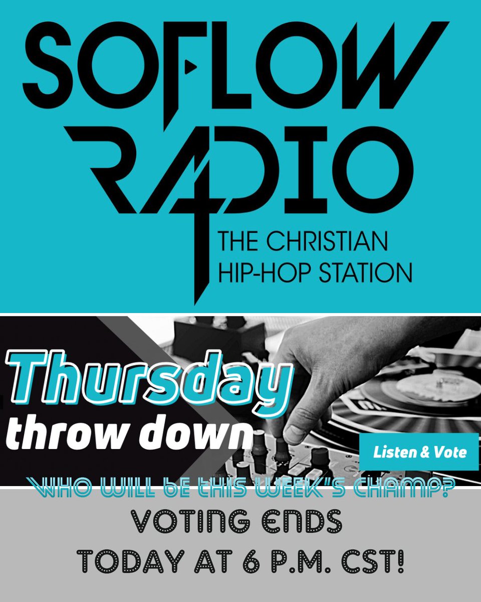 SOFLOWRADIO's tweet photo. This week is down to the wire for the champion of #SoflowRadioThursdayThrowDown and it's between: 
-Norf (Champion)
-Something's In The Water
Go make your vote count to help us decide 😎🔥💪
https://t.co/zqfW2Tu96a
 #soflowradio #soflow #houstonchh #radio #CHHRadio #CHH https://t.co/4zcAalLQp1