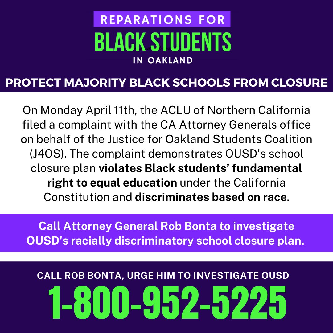 rep4blkstudents's tweet photo. Call 1-800-952-5225 and send a letter using this link: https://t.co/MAC3mskzT9
Check out our action toolkit for more info: https://t.co/0gFskjAiPq https://t.co/1dvhJhZPHx