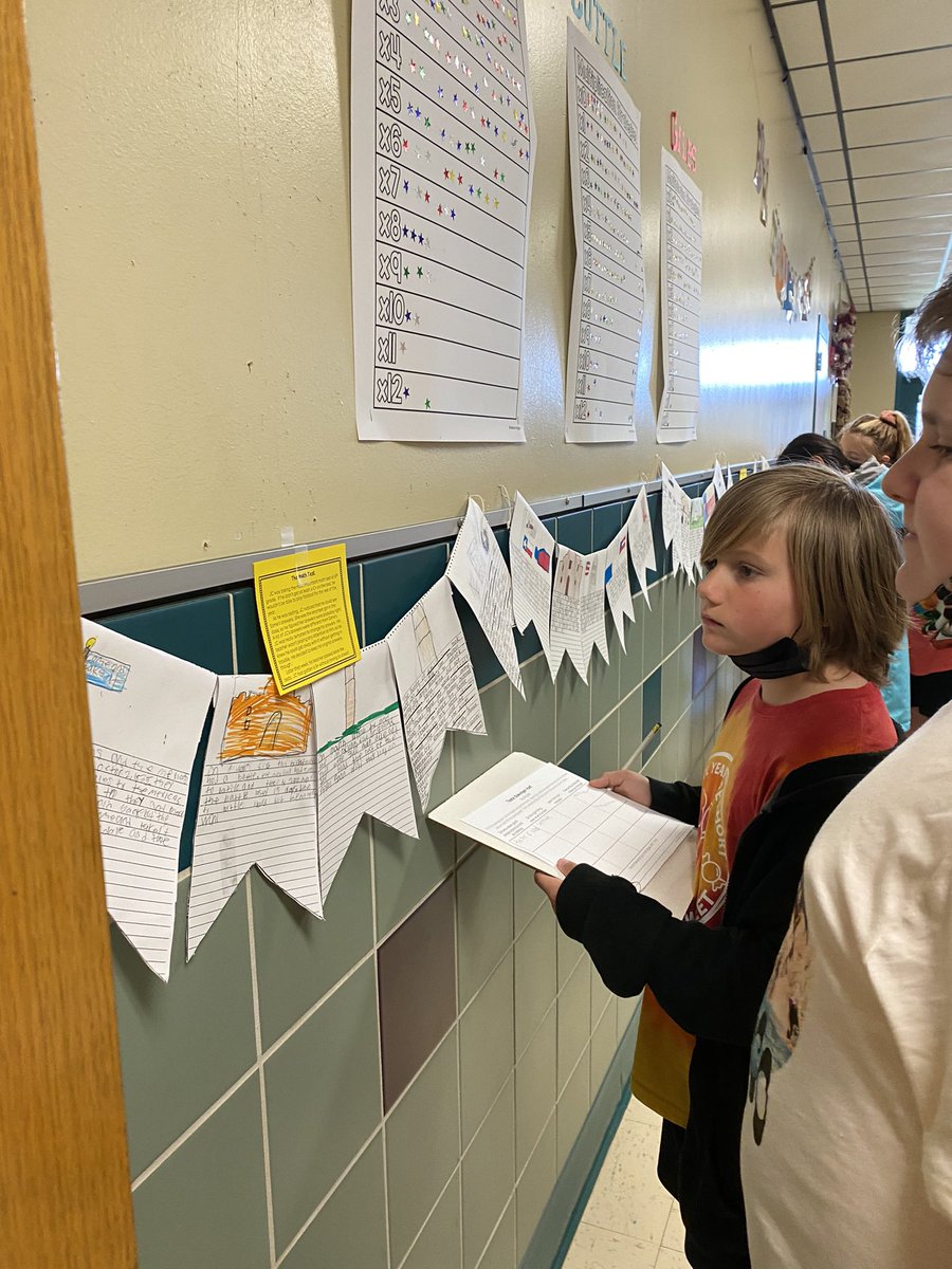 MissMMcCarty's tweet photo. We are having fun practicing theme with our scavenger hunt! #teambce @BCEmrscottle @ rachelstillwell https://t.co/rMihOayYdi