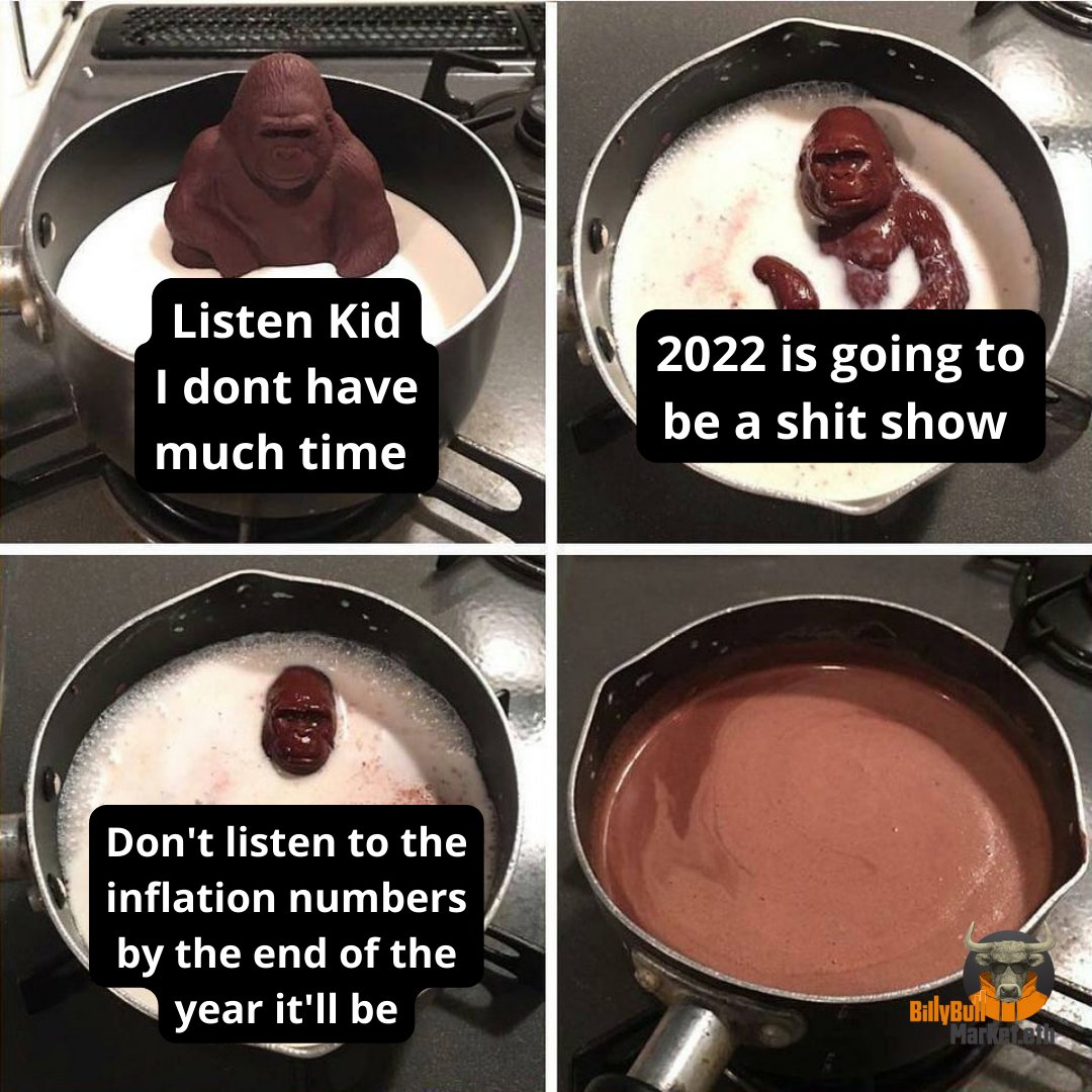 BillyBullMarket's tweet photo. Is this a gorilla market signal?

Follow @billybullmarket for more finance memes https://t.co/UbaHBGFZDf
