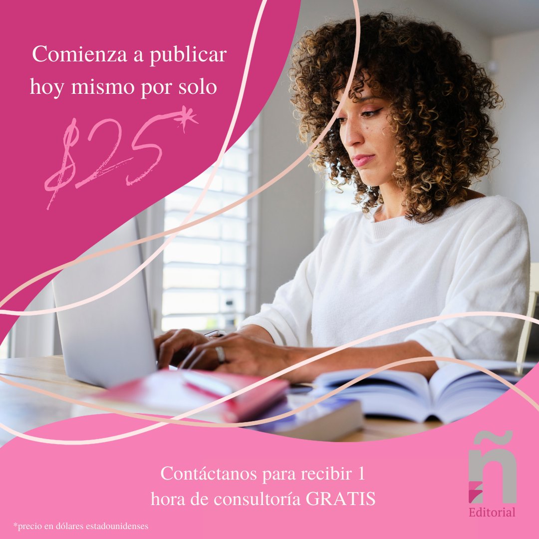 editorialENNE's tweet photo. ¡Publicar tu libro nuna ha sido tan fácil! Comienza a publicar hoy mismo agendando una hora gratis con una de nuestras consultoras.

¡Descubre todos los beneficios YA! ✅✅✅ 
👉🏽 https://t.co/MLFqVMZJ9V 👈🏽

📩 info@editorialenne.com 
📲 WhatsApp: https://t.co/MEAYIG6iQG https://t.co/leAZteDddA