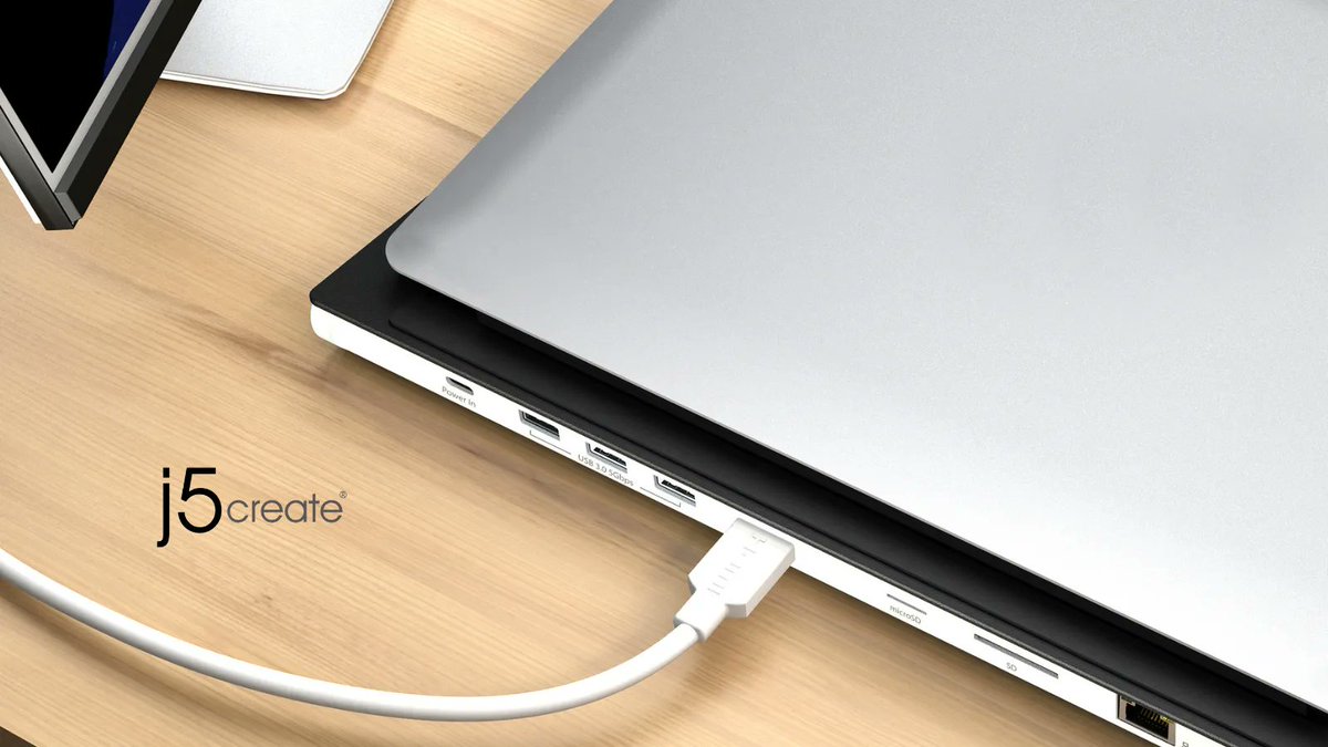 j5create's tweet image. Upgrade your productivity with the USB-C 4K Docking Station. A 9-in-1 power-packed device with features like a Gigabit Ethernet port, USB 3.0 ports, an HDMI port that supports 4K resolution.

buff.ly/3MgeffR