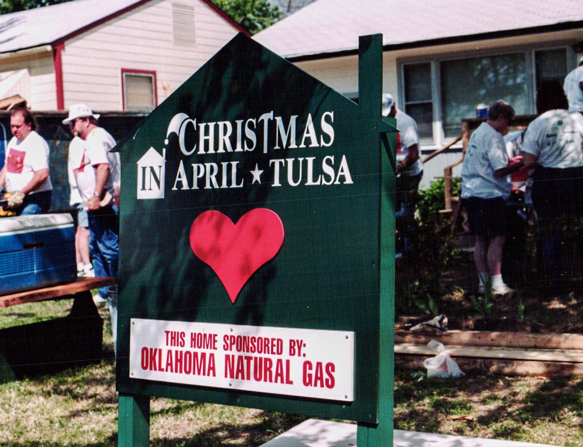 RevitalizeTTown's tweet photo. Did you know we're is celebrating 25 years of serving low-income homeowners in Tulsa AND helping our 2500th homeowner?! 🎉 Our name may have changed but our focus hasn't!

Enjoy some throwbacks from the archives 😱 Here's to the next 25!

#tulsa #oklahoma #nonprofit #home https://t.co/jPSnIX43w5