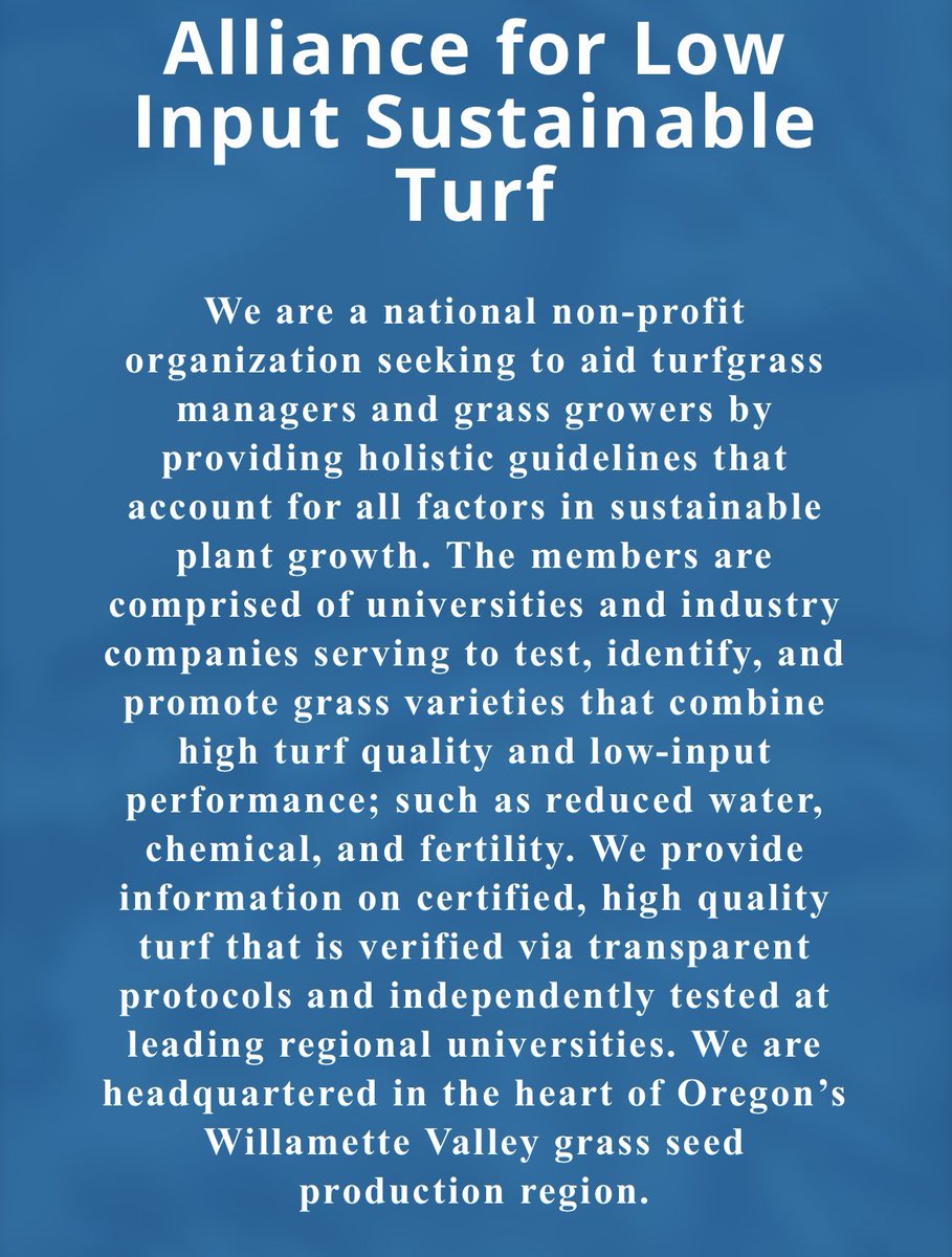 alistturf's tweet photo. Incase you do not know what the @alistturf stands for and what we are about #Research #Sustainability #improvedgenetics #movingforward #lowinputs https://t.co/3cl7EI7ulD