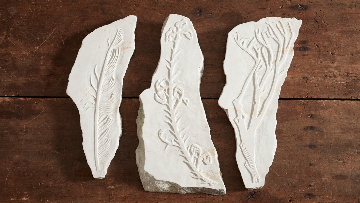thenewcraftsmen's tweet photo. From a snapped twig to a feather carried by the wind, we take a closer look at the story behind the Fallen collection by our new maker Jo Sweeting (@thestonecarver): https://t.co/f2rSstVIOs https://t.co/WWDe6AWYOn