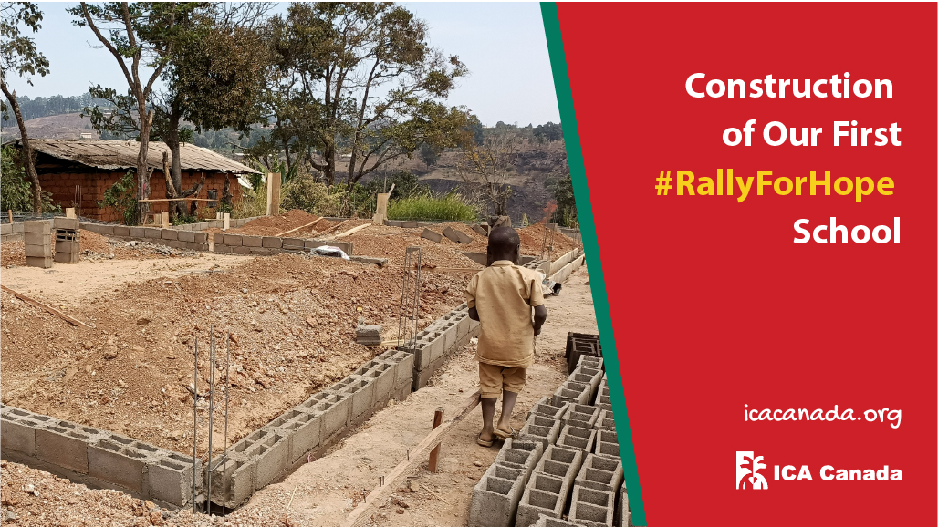 ICACanadaOrg's tweet photo. The construction of our first Rally For Hope school – Government Primary School located in the Village of Agong I is well underway! 👏

The school will welcome 190 students and four teachers. 

We are so excited for them! 😀 https://t.co/ria5ZO8emH