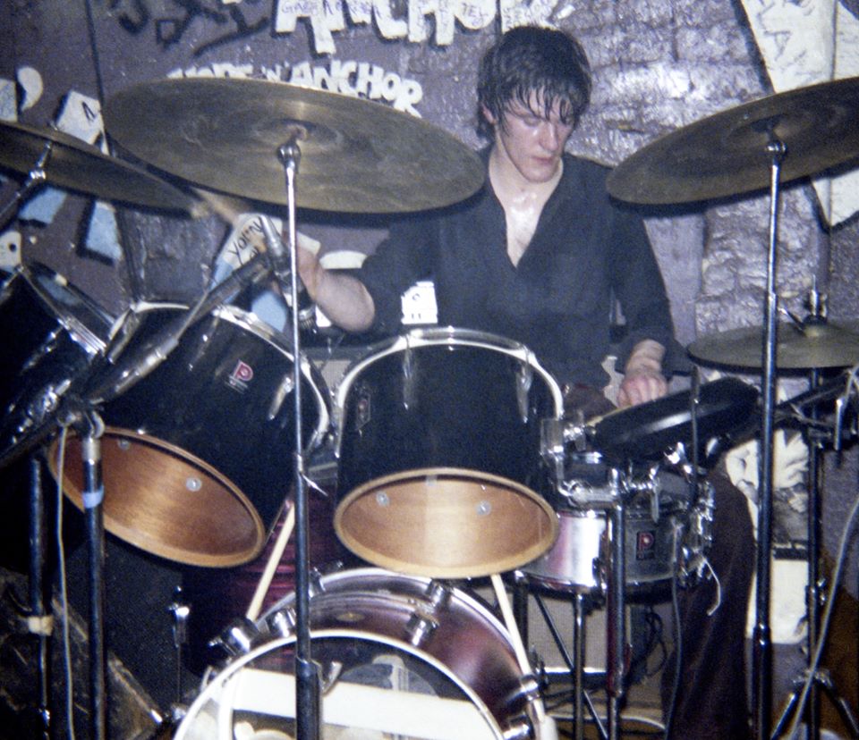 PunKandStuff's tweet image. Joy Division at The Hope and Anchor in Islington, photographed by Jonathan Crabb, December 1978.