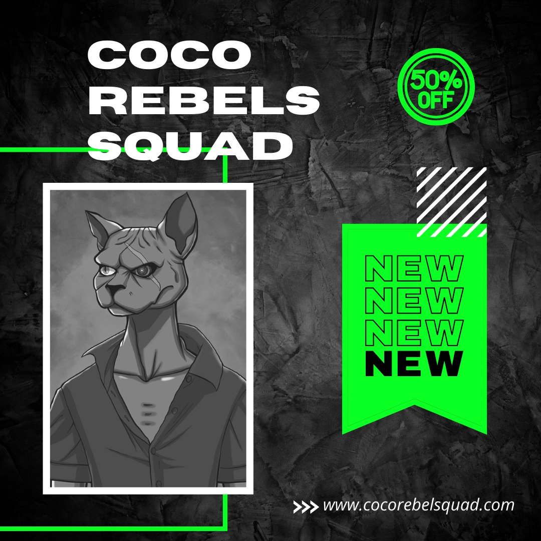 cocorebelsquad's tweet image. 🔥Get Your WHITELIST spots 🔥😺

✅1.Join Discord discord.gg/nzDzvey394

✅2.Follow : 
@cocorebelsquad

✅3.  Like and Retweet 

✅4. Drop your wallet id on our discord.

🔥100% whitelisted 🔥

#NFTs #NFT #NFTGiveaway #NFTdrop #NFTWhitelist #Whitelist #WhitelistGiveaway