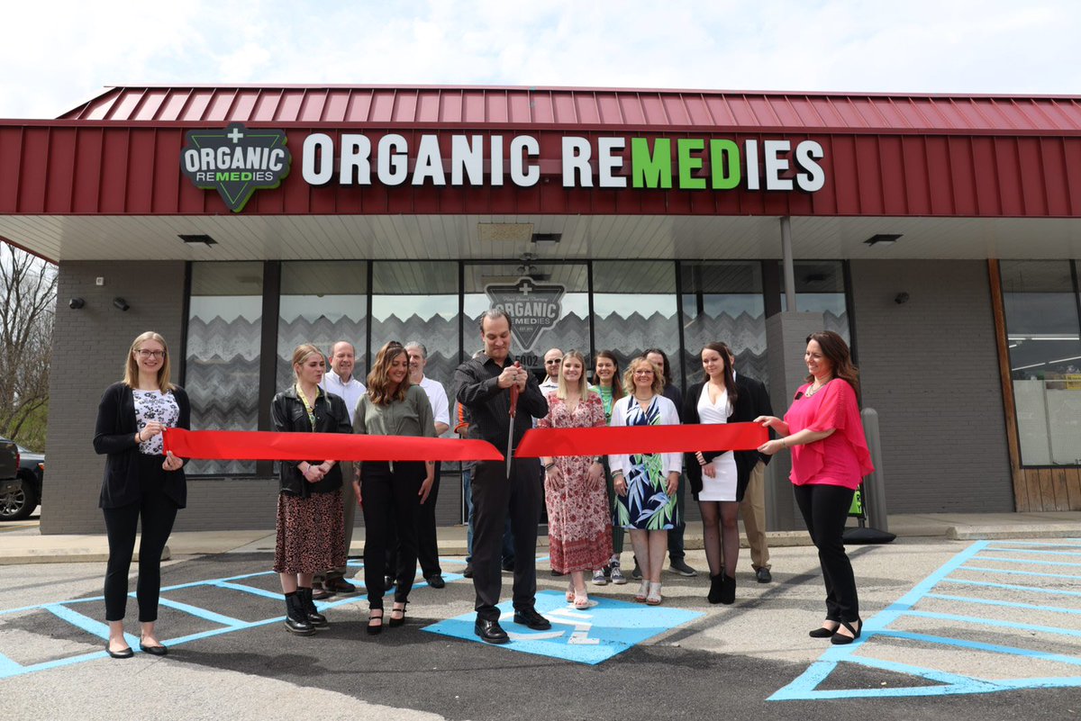 Or_Remedies's tweet photo. So happy to cut the ribbon on our 6th dispensary in Bethel Park!! Hello South Pittsburgh!! https://t.co/Vk9yJ53xZD