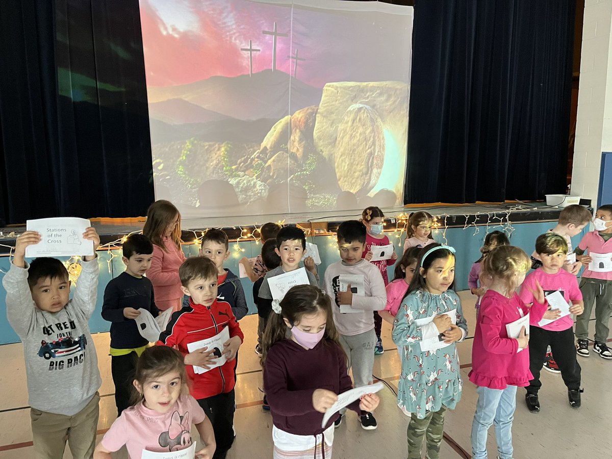 MaryFixFDKrm107's tweet photo. We learned about the Stations of the Cross today. https://t.co/YjrjOpjzaJ