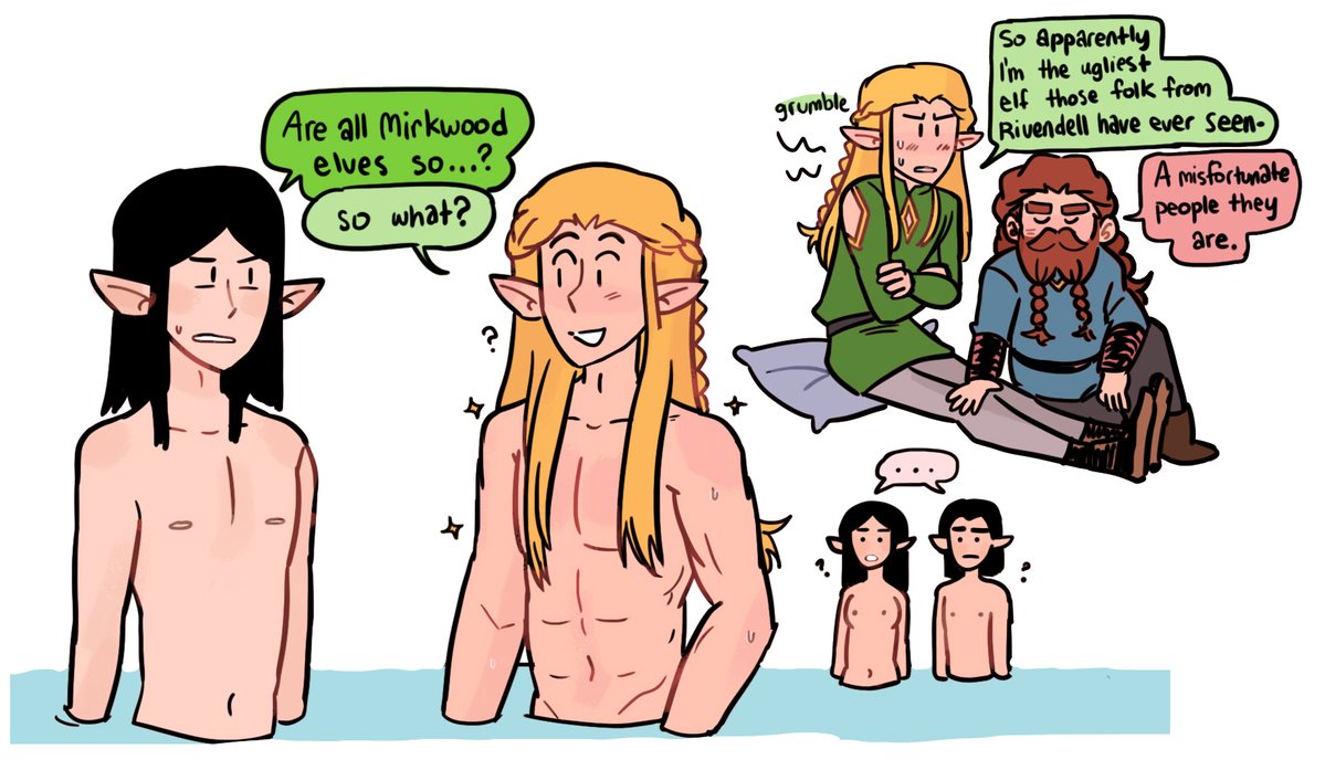 i'm pushing a secretly buff legolas agenda 💪 