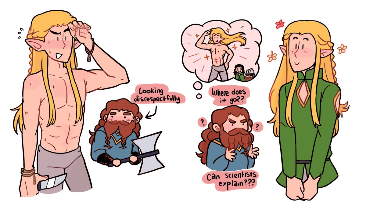 i'm pushing a secretly buff legolas agenda 💪 