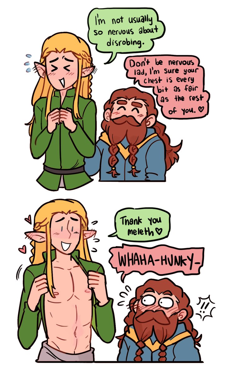 i'm pushing a secretly buff legolas agenda 💪 