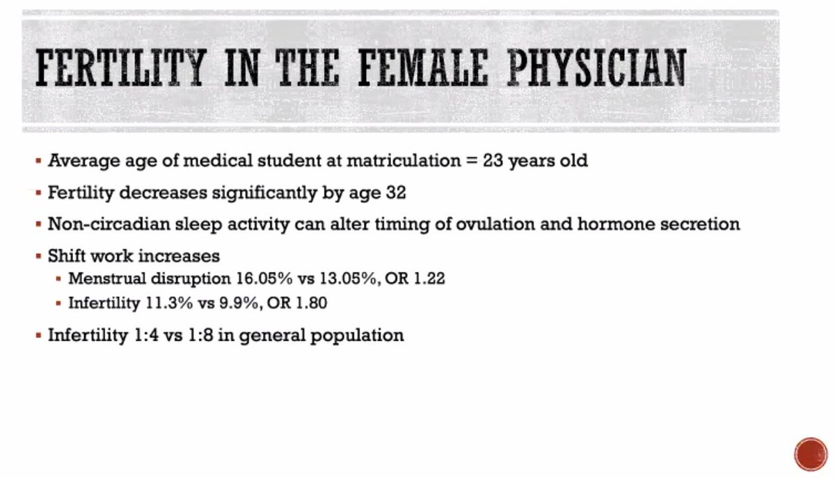 alvarezzzy's tweet photo. Dr. Nicole Prendergast, @StanfordEMED chief resident on pregnancy during residency at #GrandRounds. 

Infertility among female physicians is a lot higher than those in the general population. 

#doctorsarehumanstoo #heforshe https://t.co/nCeezHaC58