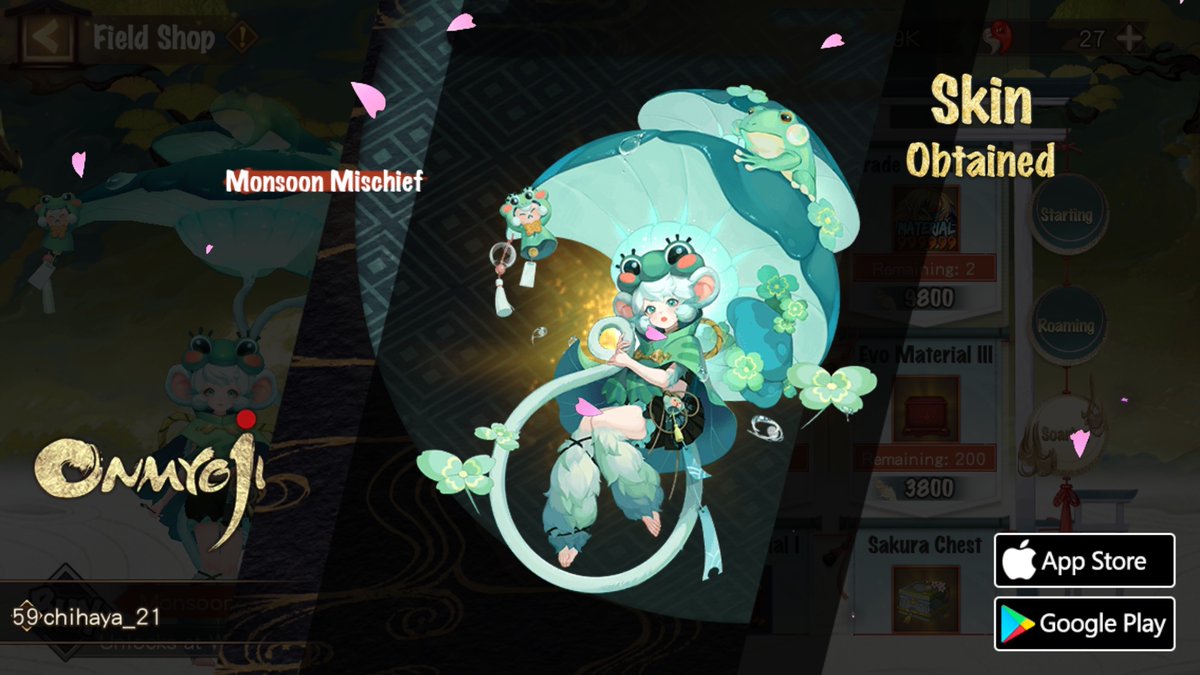 aaroncunanan's tweet photo. #Onmyoji# I got a brand new rare skin! Check it out and try your luck! https://t.co/9fWSyfOZWq