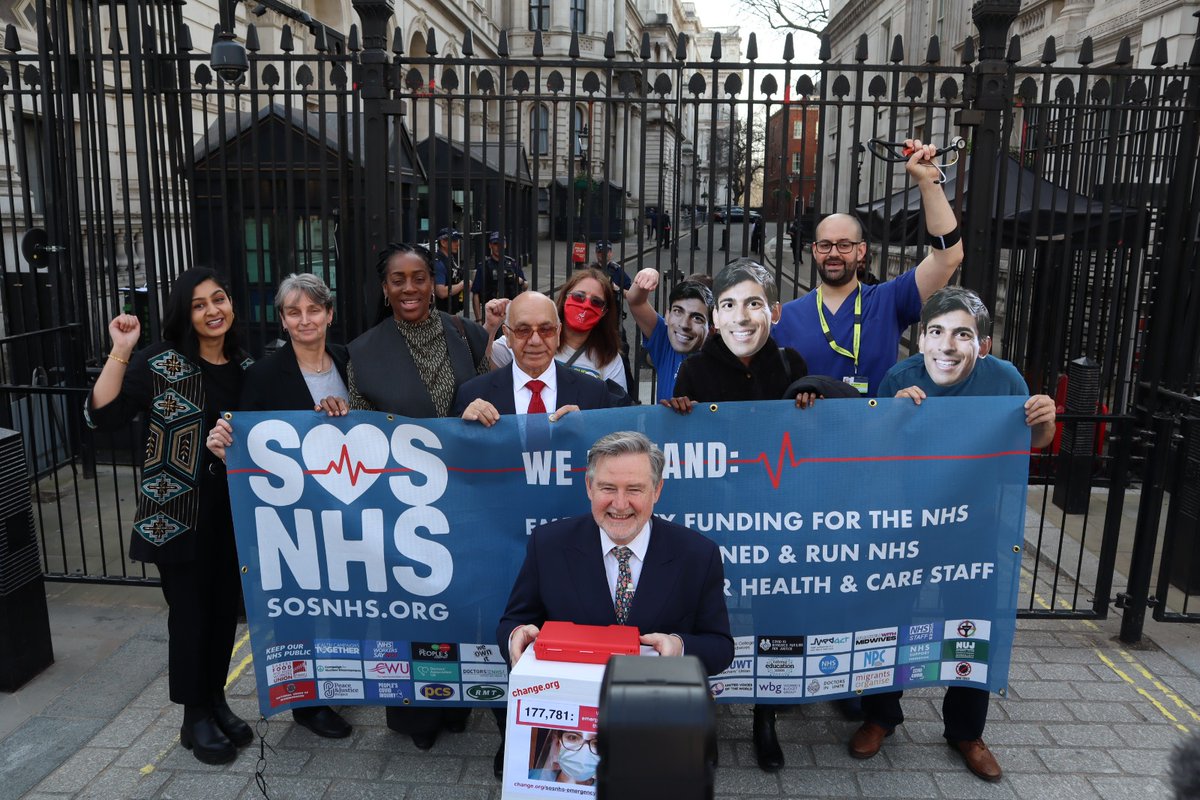 keepnhspublic's tweet image. 📢 The party should have been over when @BorisJohnson &amp;amp; @RishiSunak refused to give the NHS the emergency funding it needed in the spring budget.

Our petition received over 180,000 signatures and was supported by a number of MPs.

sosnhs.org

#SOSNHS #ThePartysOver