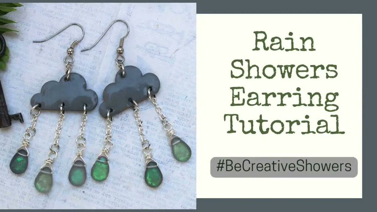 How about a new jewelry tutorial that seems to reflect today's weather?
Rain Showers Earring Tutorial #BeCreativeShowers  buff.ly/3vgX9Hv
#jewelrymaking #earringtutorial