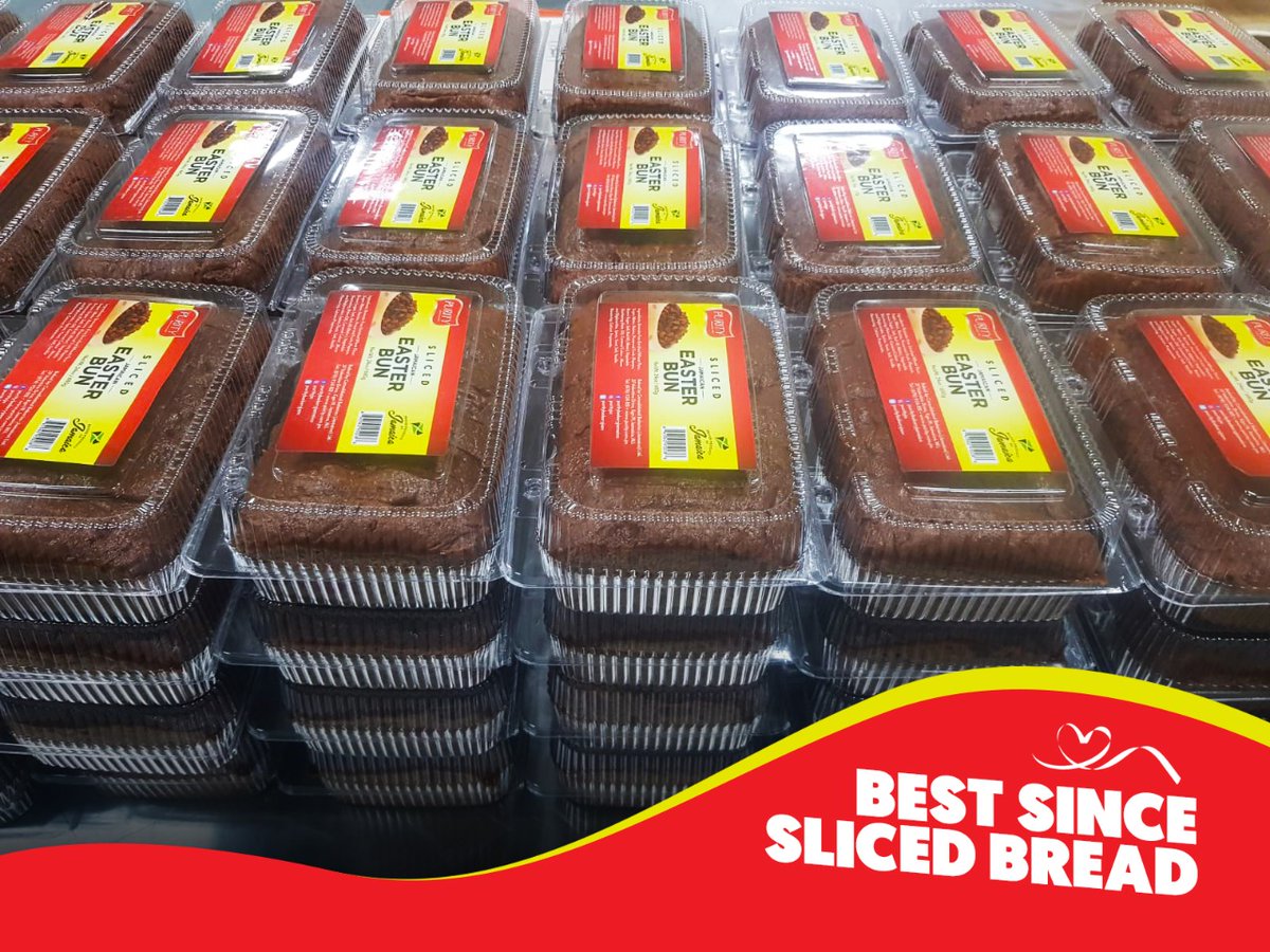 PurityBakeryJam's tweet photo. Move over Sliced Bread. A new sliced fav is on the shelves. Get your Purity Sliced Bun - The best thing since sliced bread!
Available in stores or at our retail outlet at 2F Valentine Drive, right beside PriceSmart
#PurityEasterBun #BunWorthGetting #SlicedBun #PuritySlicedBun https://t.co/HjeV62Bfeb