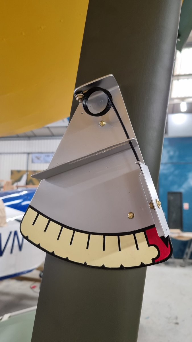 VFAudleyEnd's tweet photo. Some more detail from our latest long-term restoration project. It is really coming on and looks stunning. We cannot wait to reveal it soon...

#VintageFabrics #AudleyEndAirfield #WarbirdRepaint #AircraftRepaint #AircraftMaintenance #AircraftFabric #Warbirds https://t.co/vVVXjMWOFw