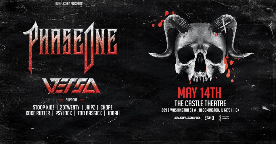 IllinoisEDMFam_'s tweet image. Jusssst released!!! @PhaseOneAU and @versadubz in Bloomington IL, May 14th!

Who’s coming??? Tix-&amp;gt; seetickets.us/event/Phase-On…