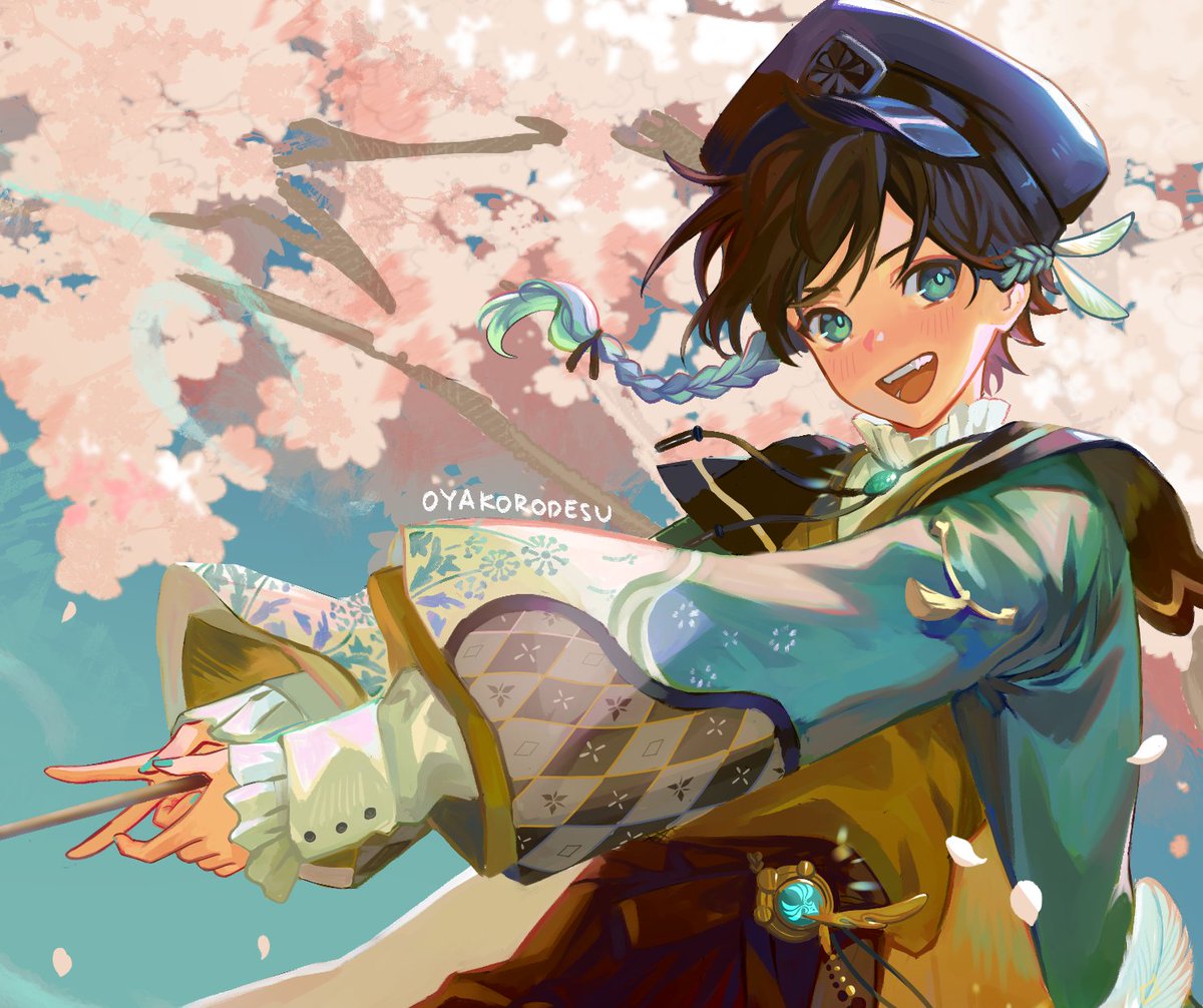 Oyakorodesu's tweet photo. Venti in inazuma!!
made new clothes for him as well hehe
#venti #原神 #GenshinImpact https://t.co/VtCyCvyMst