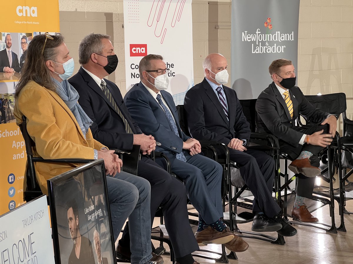 FureyAndrew's tweet photo. Our government is investing in future generations - in who we are, and who we can be. 

Newfoundland and Labrador's film and television industry is booming, and we can't wait to watch it grow with #NLBudget22 initiatives, like a new @CNA_News Film and Media Production Centre. https://t.co/8Ajo5pcmPn