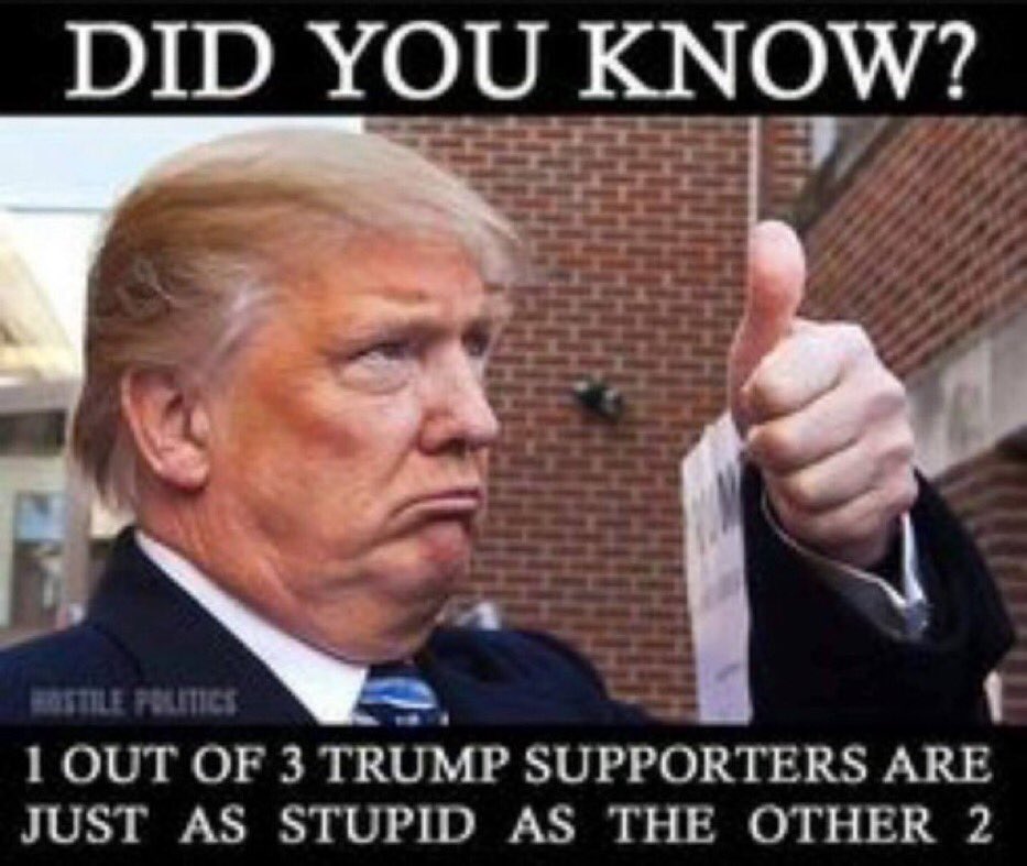 these are simple facts.. regarding #MAGA fans you're welcome. 🤣

#DonaldJTrump #TrumpCrimeFamily #GOP #GOPLiesAboutEverything #GOPtheRussianParty #RepublicansAreTraitors #boebertisanidiot #BigLie #TedCruzTraitor

#IStandWithUkraine #ZelenskyyIsAWarHero #JoeBiden #Democracy