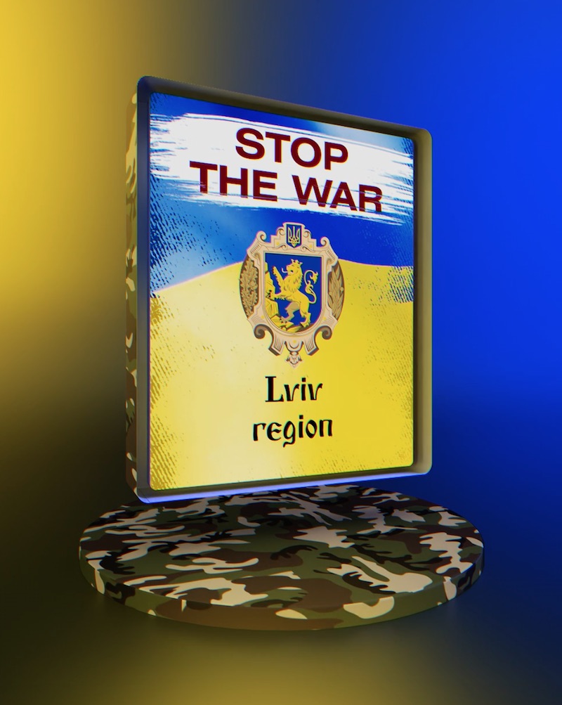 NoFightTomorrow's tweet photo. Lviv region 🇺🇦 - Buy NFT - a symbol of freedom, unity and security of the world.

#NFT collection for supporting #Ukraine.

#Lviv #UkraineWar #StopRussia 
#NFTCommunity #NFTdrops #NFTs #nftart #NFTCommunity #ETH
@AndriySadovyi @opensea

Please, RT + Like
https://t.co/ugPtTe1uFj https://t.co/o7nOZ5vd75
