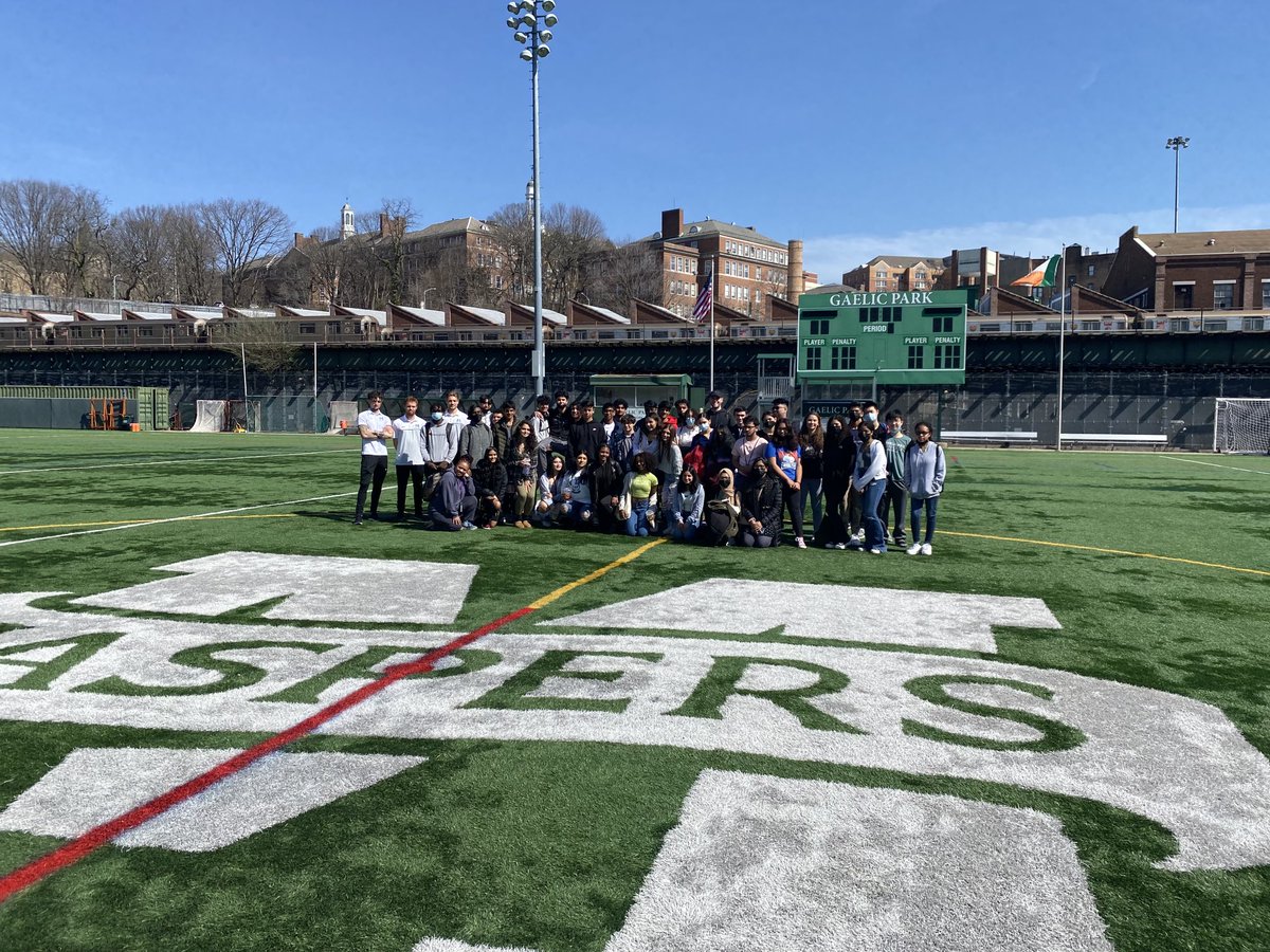 JaspersSoccer's tweet photo. What an amazing day hosting @sewanhakahs on campus - good luck for the future @GoJaspers @ManhattanEdu #futurejaspers https://t.co/uyTuqylzvm