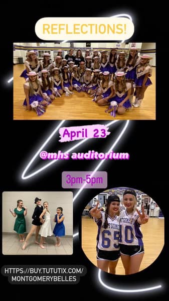 Come out &amp; enjoy the MHS Belles Spring Show! <a href="/MarkBWeatherly/">Mark Weatherly</a> @Tommaney_MHS <a href="/kimkstokes/">Kim Stokes, M. Ed.</a> <a href="/winfieldkev/">@winfieldkev</a> <a href="/sherrihardy9/">Sherri Hardy</a> <a href="/MontgomeryISD/">Montgomery ISD</a>