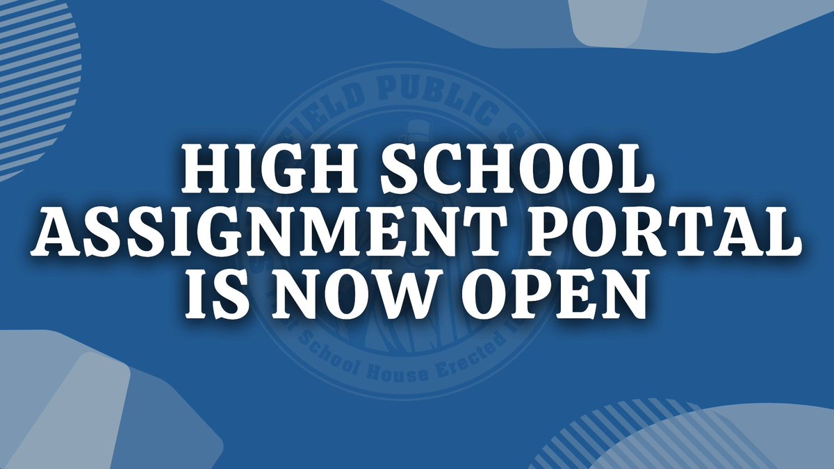 SpringfieldK12's tweet image. 8th Graders can go to SPS website to find out where they'll be going for High School! Find the banner on the homepage!
springfieldpublicschools.com