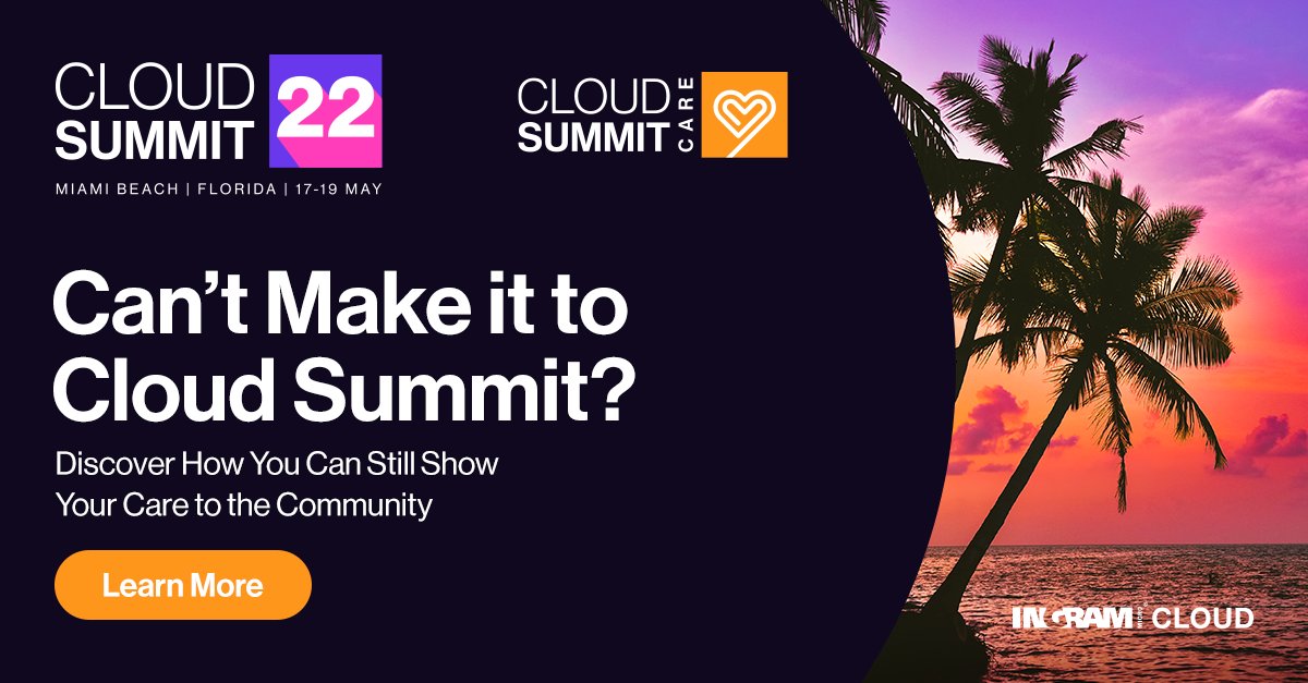 WorldMaxP2's tweet photo. Cloud summit is taking place in MIAMI May 17-19. Don’t miss this amazing opportunity to learn, network and grow your business all while enjoying the wonderful climate in Miami!! #CS22miamihype #CloudSummit2022
@IngramCloud https://t.co/hTc5tFI411