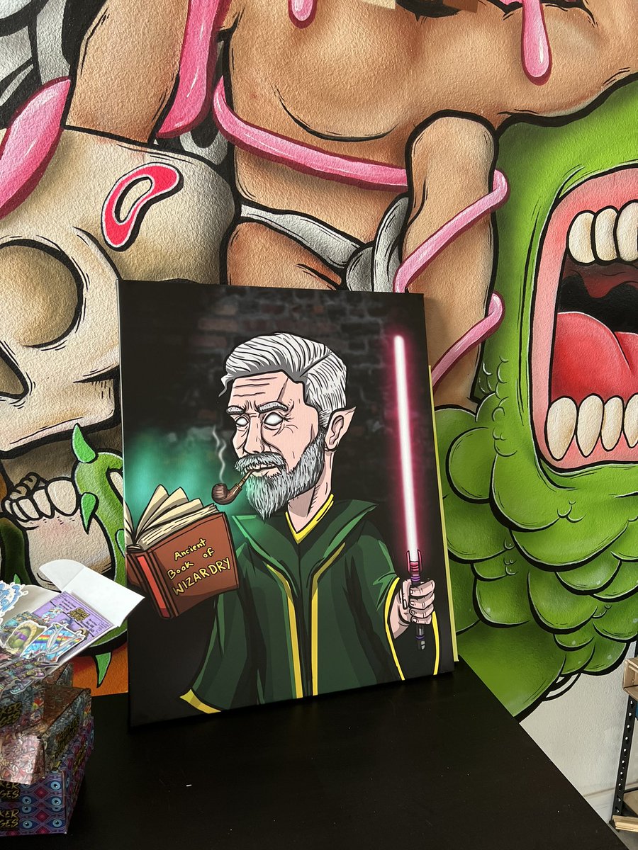 Production Day Here in Texas 🤠

A nice custom order of a <a href="/TheWizardsNFT/">The Wizards NFT Minting NOW</a> done for the homie @King_Speezy22 

DM to place an order or checkout our website at CanvasSavages.com

#cnft #CNFTart #CNFTCommunity