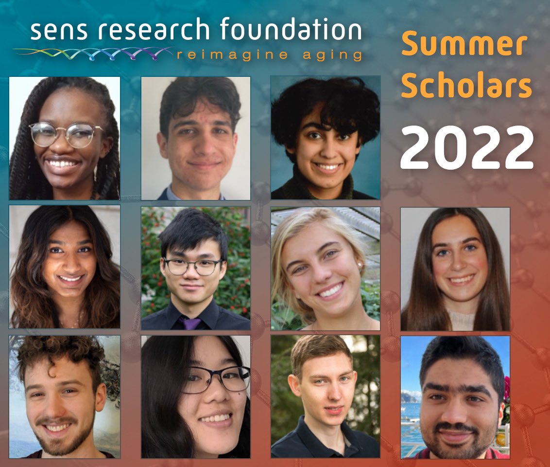 - The 2022 SRF Summer Scholars have been selected and we are excited to welcome them to their host labs! - Please visit the Summer Scholars section of our website to learn more about this program: sens.org