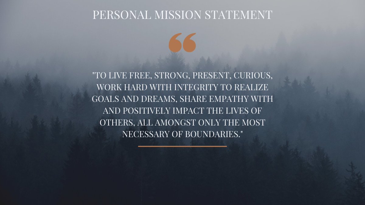 MJPropertiesEXP's tweet image. Recently, a friend asked me if I have a "personal mission statement" and I probably looked at him like he has two heads. Wasn't aware of such a thing. It got me thinking, and I decided to write one. I read you're supposed to share with others for accountability so here goes...