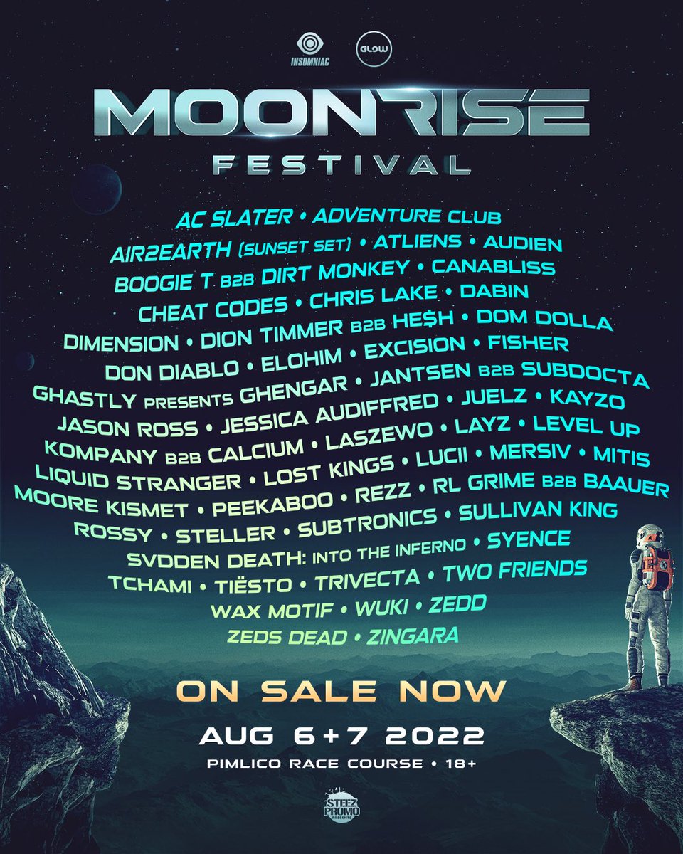 Moonrise Festival lineup 2022