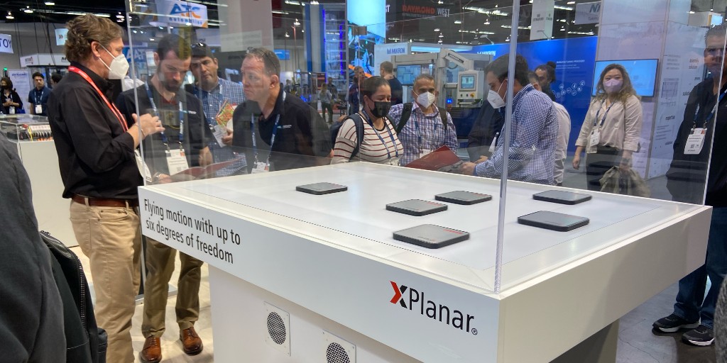 BeckhoffUSA's tweet photo. #ATXWest Day 2: We're back to answer your questions about adaptive manufacturing and innovations in machine control. | Visit booth 4515: https://t.co/QFnkCvnC3k
#Beckhoff #Automation #AdaptiveManufacturing #XPlanar #FlyingMotion #XTS #NeXTStep #ATXWest2022 https://t.co/UTBfSr8E29